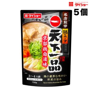 ダイショー 名店監修鍋スープ 天下一品 京都鶏白湯味