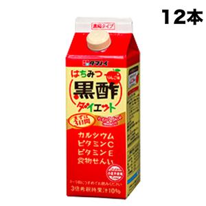 タマノイ はちみつ黒酢ダイエット 濃縮タイプ 500ml 紙パック 12本入り まとめ買い 送料無料（北海道・東北・沖縄除く）