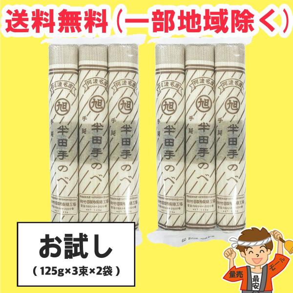 お試し 竹田製麺 半田そうめん 手のべ 750g (125g×3束×2袋) 徳島より発送 手延べ 素...