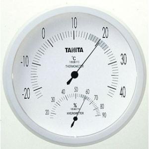 タニタ TT-492-WH 直径14cm 温湿度計 Nホワイト TANITA