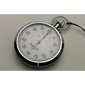HANHART アナログストップウォッチ 1/5秒 30分計 積算式7石 122-05S