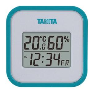 タニタ TT-558-BL デジタル温湿度計 ブルー TANITA