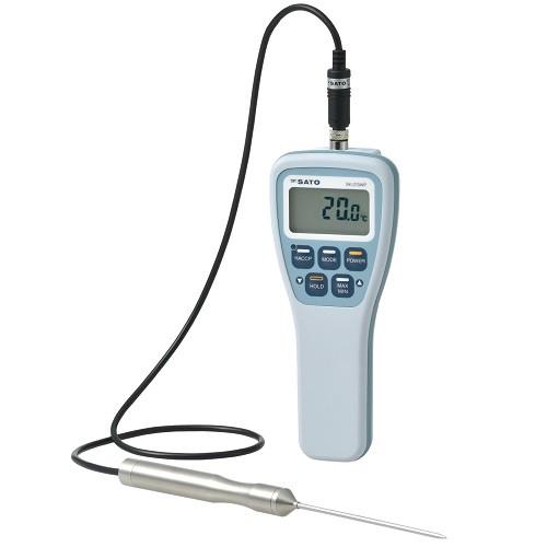 佐藤計量器 SK-270WP フック穴無し HACCP機能付防水型デジタル温度計（標準センサS270...