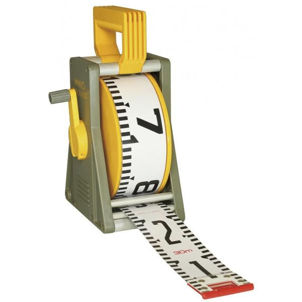 ヤマヨ 現場記録写真用巻尺 リボンロッド両サイド 60mm幅-E2-5m　ケース入り　R6B5S