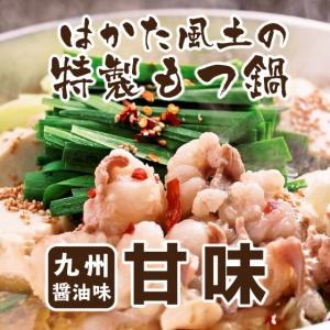 本物の本場博多の味　もつ鍋「醤油/甘み」2-3人前