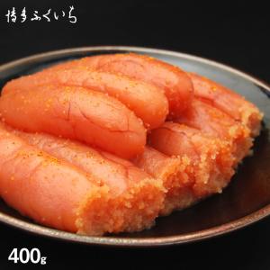 博多ふくいち 辛子明太子 中切れ 400g　　　折箱入り めんたいこ 家庭用 訳あり｜博多ふくいち