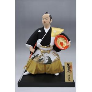 博多人形　【黒田武士（G）】　「黄金の国の侍」御祝の代表格・伝統工芸博多人形｜hakata-honpo