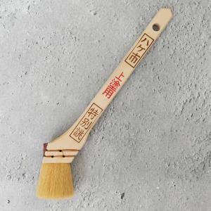 刷毛 ハケ市 白中長 上塗用 特別誂 山羊毛 ...の詳細画像1