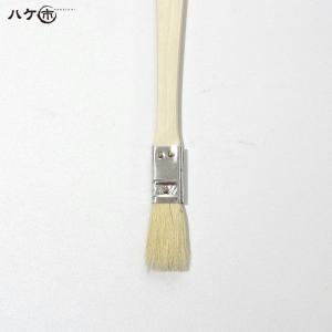 金巻ラック刷毛 白山羊毛 幅 9mm 10本セ...の詳細画像2
