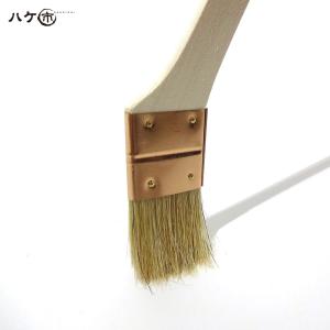 ハケ市 目地刷毛 油性 水性 兼用 白豚毛 筋...の詳細画像5