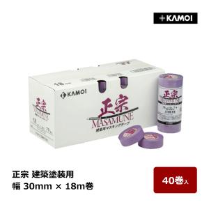 カモ井 グレートサスケ 24mm x 18m【50巻入】 マスキングテープ 建築用  