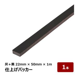 仕上げバッカー NR 天然ゴム付 灰色 20mm + NR黒 2mm 幅 50mm 長さ 約1ｍ 1反 OK82581｜ 押えバッカー 角バックアップ材 コーキング シーリング ならし｜ハケ市 河合刷毛ブラシ工業(有)