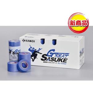 養生・マスキングテープ　カモ井 塗装用マスキングテープ グレートサスケ　18mm×18m　70巻入り｜hakeya