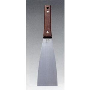 ステンレス柄付金ヘラ （刃厚 1.0ミリ） 120mm