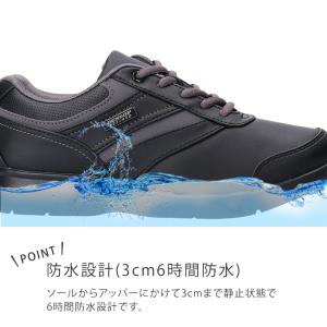 ダンロップ スニーカー レディース 防水 履き...の詳細画像5