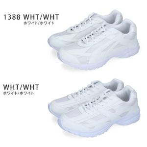 スニーカー メンズ 白 3E 軽量 幅広 歩き...の詳細画像1