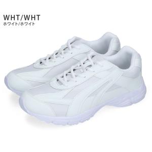 スニーカー レディース 白 3E 軽量 幅広 ...の詳細画像1