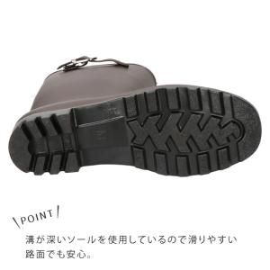 長靴 レディース ロング レインブーツ 完全防...の詳細画像4