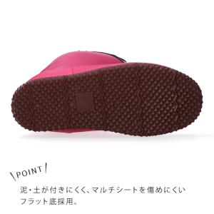 長靴 レディース 農業専用 ロング フード付き...の詳細画像4