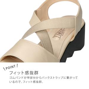サンダル レディース 厚底 疲れない 歩きやす...の詳細画像5