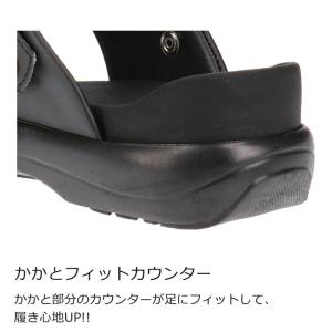 エムスリー サンダル メンズ 日本製 黒 チョ...の詳細画像5