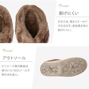 ムートンサンダル レディース 歩きやすい 暖か...の詳細画像3