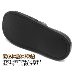 メンズ おしゃれな型押しメッシュ レザー調スリ...の詳細画像3