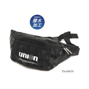 UNION76 スリングバッグ 76-695 ウエストポーチ ボディバッグ 撥水 おしゃれ 迷彩　ブラックカモフラ