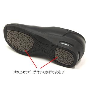 レディース 軽量 スリッポンシューズ エアーソ...の詳細画像4