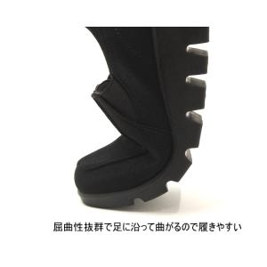 厚底 波型ソール 超撥水 軽量 レディース ス...の詳細画像4