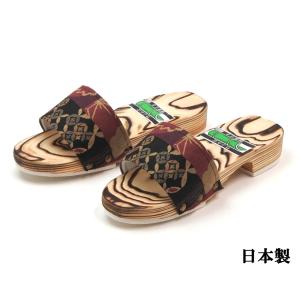 女性用 日田下駄 焼き杉 サンダル下駄 日本製　レトロ