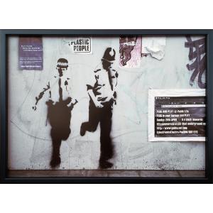 バンクシー アートフレーム インテリア アートパネル  作品 ポスター 額縁 Bicosya 美工社 4941567622099