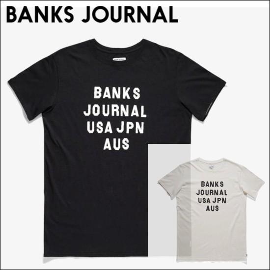 バンクス ロゴ Tシャツ BANKS JOURNAL HEMISPHERE TEE