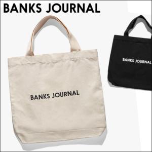 バンクス ジャーナル キャンバストートバッグ BANKS JOURNAL LABEL TOTE BAG｜Life&Cool