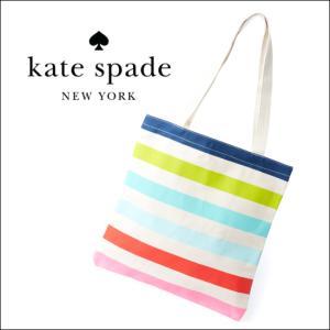 ケイトスペード トートバッグ キャンバス ブック エコバッグ A4 マチなし kate spade new york