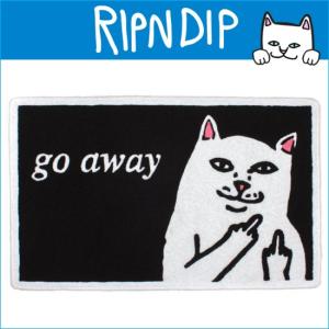 リップンディップ ラグマット RIPNDIP ルームマット 猫 ラグ Go Away Rug｜hakko-chem