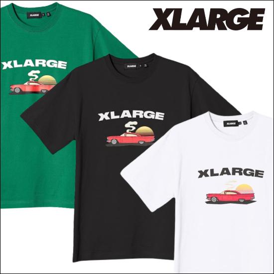 エクストララージ 半袖 プリント Tシャツ XLARGE SLAMMED CAR S/S TEE