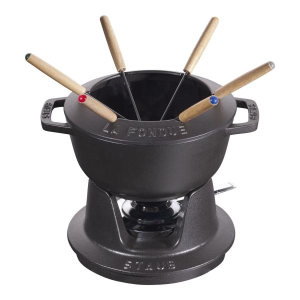 【フォンデュセット 18cm /ブラック（RSTE801/40511-971-0）】STAUB / ...