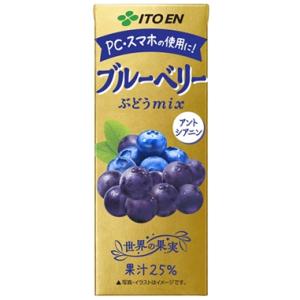 伊藤園 ブルーベリーミックス エコパック 紙パック ( 200ml×24本入