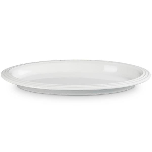 【レジェ・オーバル・プレート 25cm ホワイト】LECREUSET / ルクルーゼ　お皿　食器皿　...
