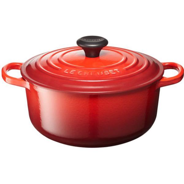 【シグニチャー ココット・ロンド 20cm / チェリーレッド】LECREUSET / ルクルーゼ　...