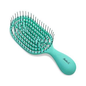 【Junior C　グリーン】NuWay4Hair　NJC-GN　ヘアブラシ　コンパクト　子供　犬猫...