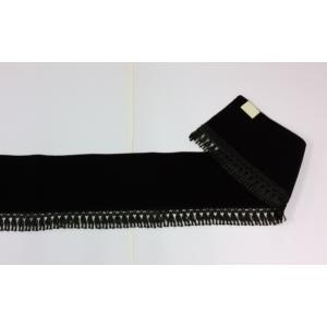 金華山 フロントカーテン モケット ブラック 2200mm
