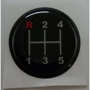 MT車用 いすゞ 三菱ふそう 軽トラ用 TYPE2 シフトパターンステッカー