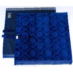 プリーツ仮眠カーテン 金華山 フラッシュローレル ネイビー 処分特価