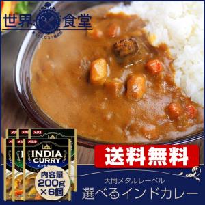選べる カレー 6食 セット インドカレー レトルト (レトルト食品) メール便 送料無料
