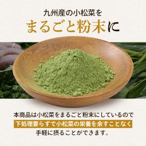 小松菜 小松菜パウダー 小松菜粉末 100g ...の詳細画像4
