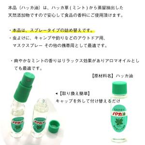 ハッカ油 スプレー用 詰め替え(本体無し) 1...の詳細画像2