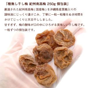 種無し干し梅 紀州南高梅 250g (DL) ...の詳細画像1