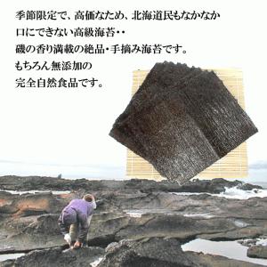 海苔 岩のり 乾燥 北海道産 手摘み 天然 天...の詳細画像2
